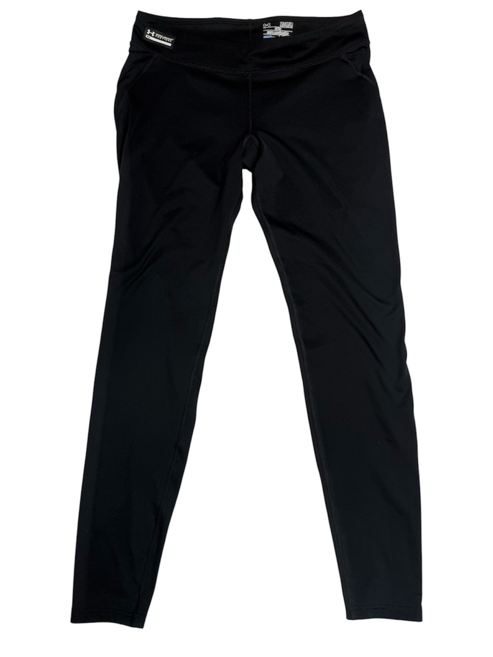 Under Amour Cold Gear Black Leggings Size Medium - Picture 2 of 8